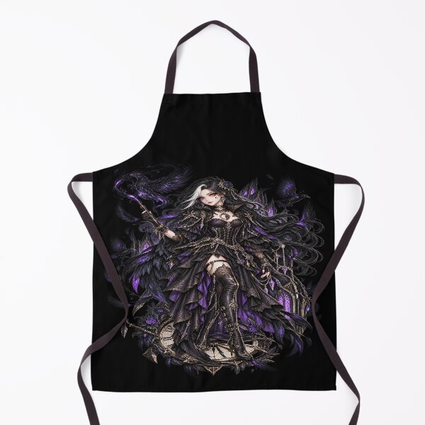 Item preview, Luna Nocturne – Gothic Anime Raven Witch The Forest Guardian designed and sold by TheInkRaven.