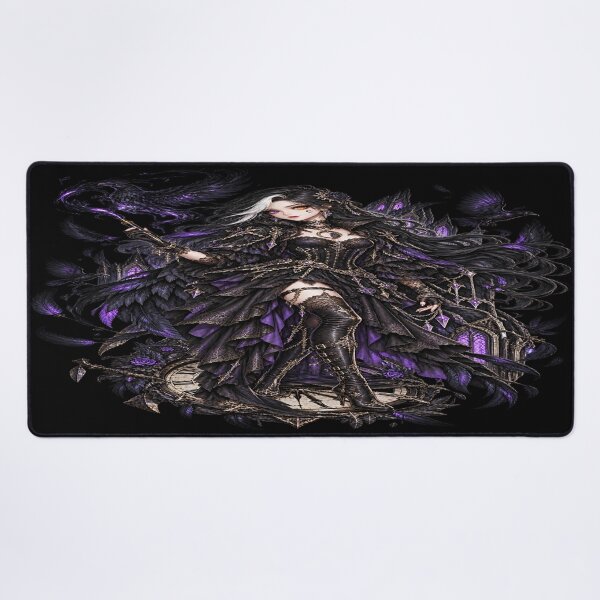 Item preview, Luna Nocturne – Gothic Anime Raven Witch The Forest Guardian designed and sold by TheInkRaven.