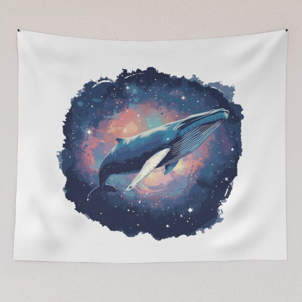 Item preview, Majestic Cosmic Whale Drift designed and sold by Stylestickers55.