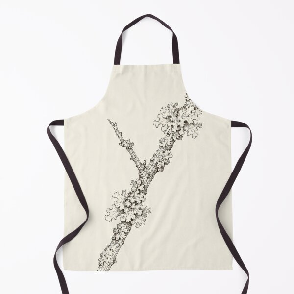 Item preview, Lichen-Covered Branch Study | Cottagecore Nature Print designed and sold by Zaramodo.