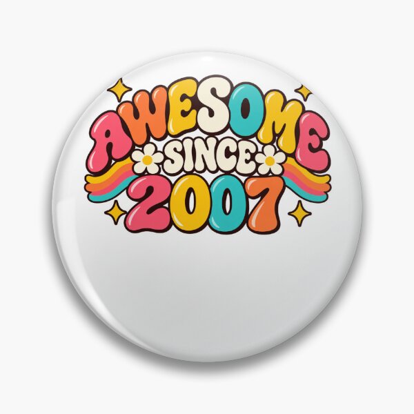 Item preview, Awesome Since 2007 Birthday Born In 2007 17th Birthday Gift Teenager designed and sold by drawwiika+44.
