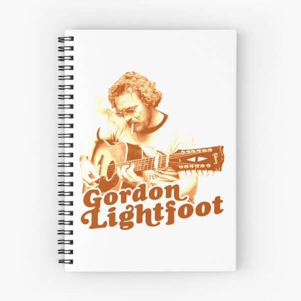 Item preview, Gordon Lightfoot Vintage Orange Green Guitar Artwork designed and sold by LesleyKautzer.