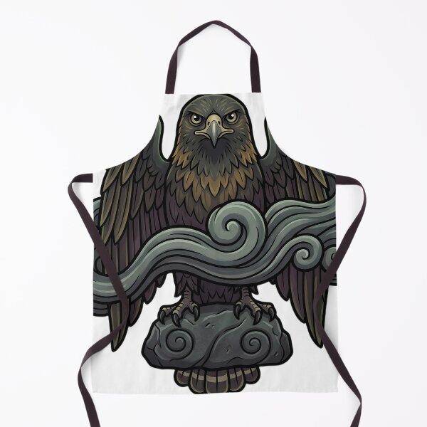 Item preview, Mystic Outlands — Golden Eagle in a Solid Mist Curl designed and sold by IllumeInk.