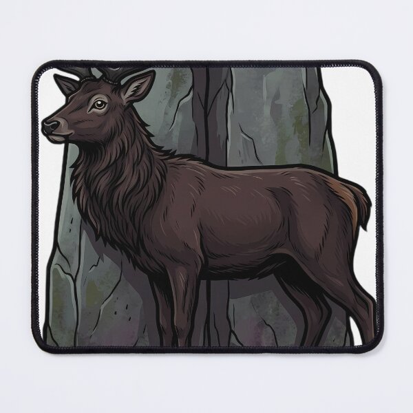 Item preview, Mystic Outlands — Highland Stag at a Standing Stone Pair designed and sold by IllumeInk.