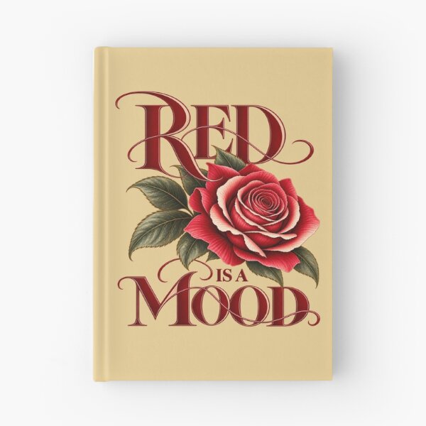 Item preview, Red Is a Mood Vintage Rose Graphic designed and sold by IRYNASHOP.