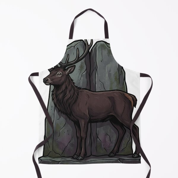 Item preview, Mystic Outlands — Highland Stag at a Standing Stone Pair designed and sold by IllumeInk.