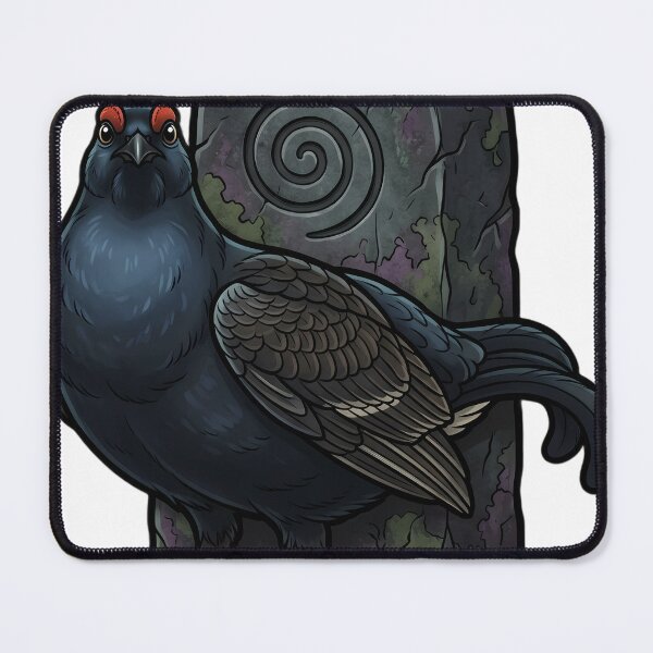 Item preview, Mystic Outlands — Black Grouse beside a Boundary Stone designed and sold by IllumeInk.