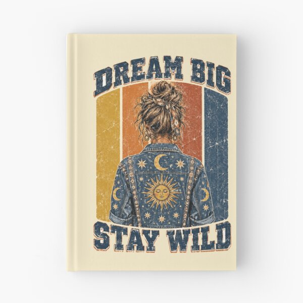 Item preview, Dream Big Stay Wild Boho Celestial Denim designed and sold by Yellowriversss.