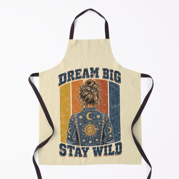Item preview, Dream Big Stay Wild Boho Celestial Denim designed and sold by Yellowriversss.