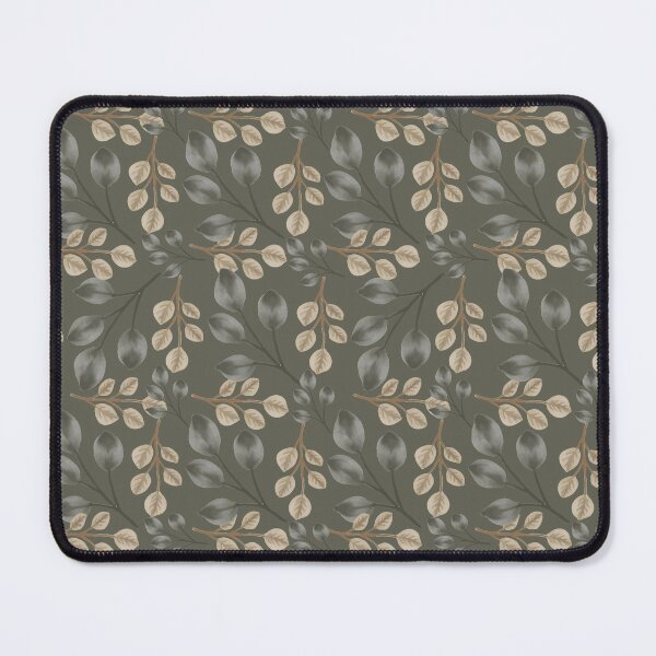 Item preview, Botanical Foliage Dusty Olive Gray Seamless Pattern Art designed and sold by Jyoti Digital Artist.