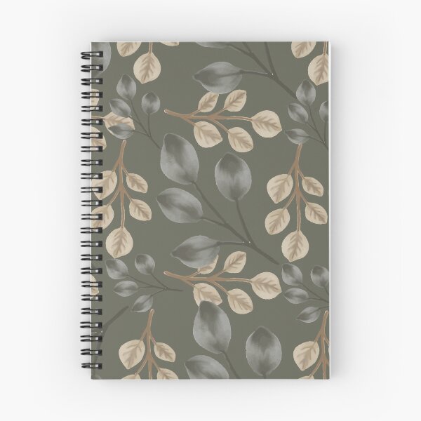 Item preview, Botanical Foliage Dusty Olive Gray Seamless Pattern Art designed and sold by ​Jyoti Digital Artist.