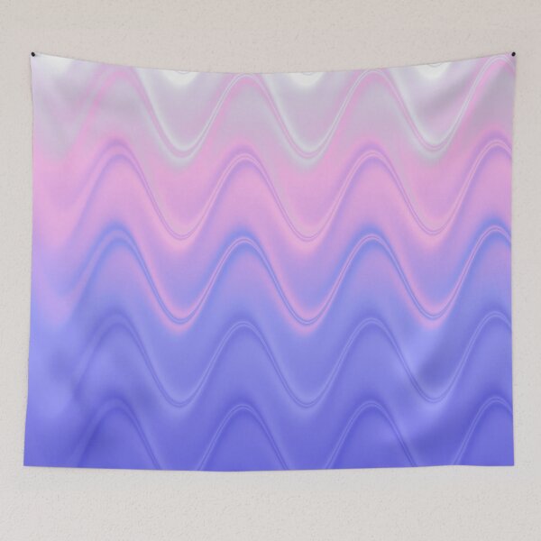 Item preview, Wavy Abstract Purple Pink Pattern designed and sold by ArtbyDebbieC.