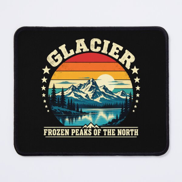 Item preview, Glacier Frozen Peaks Of The North National Park Mountain Hiking Travel designed and sold by JonesFlora2025.