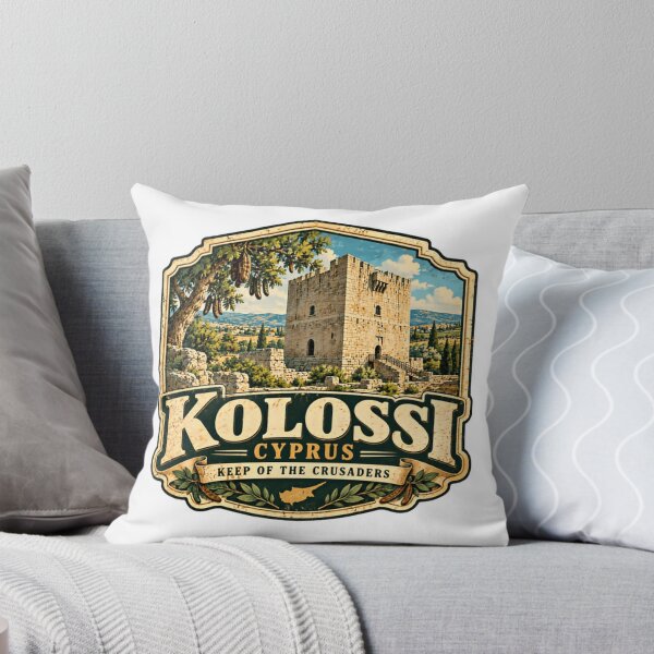 Item preview, Kolossi Cyprus Keep Of The Crusaders Travel History Landmark designed and sold by Simsimah26Parks.