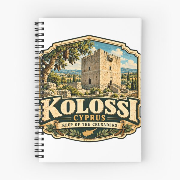 Item preview, Kolossi Cyprus Keep Of The Crusaders Travel History Landmark designed and sold by Simsimah26Parks.