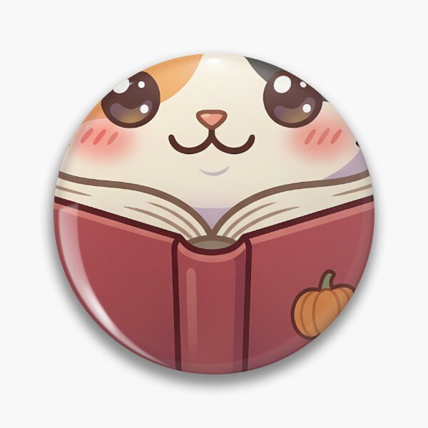 Item preview, Cute Ghost Calico Cat Reading a Red Storybook designed and sold by pumsquare.