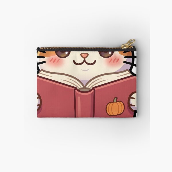 Item preview, Cute Ghost Calico Cat Reading a Red Storybook designed and sold by pumsquare.