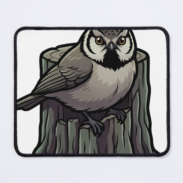Item preview, Mystic Outlands — Crested Tit on a Carved Pine Monolith designed and sold by IllumeInk.