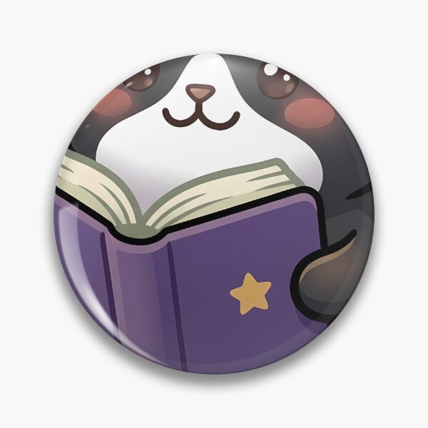 Item preview, Cute Ghost Tuxedo Cat Reading a Purple Storybook designed and sold by pumsquare.