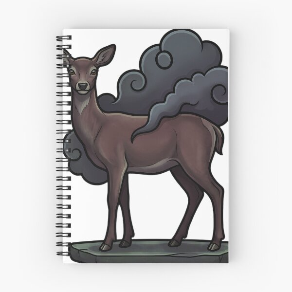 Item preview, Mystic Outlands — Red Deer Hind before a Solid Mist Wall designed and sold by IllumeInk.