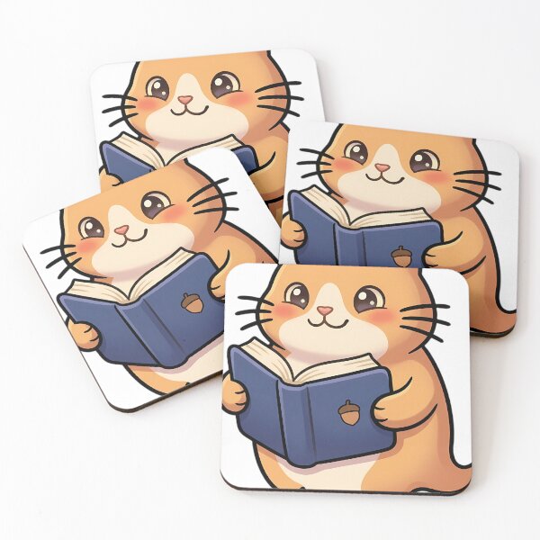 Item preview, Cute Ghost Ginger Cat Reading a Blue Storybook designed and sold by pumsquare.