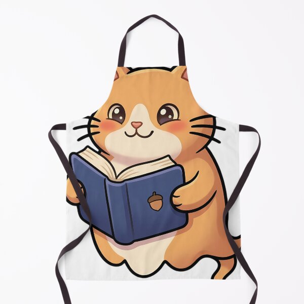 Item preview, Cute Ghost Ginger Cat Reading a Blue Storybook designed and sold by pumsquare.