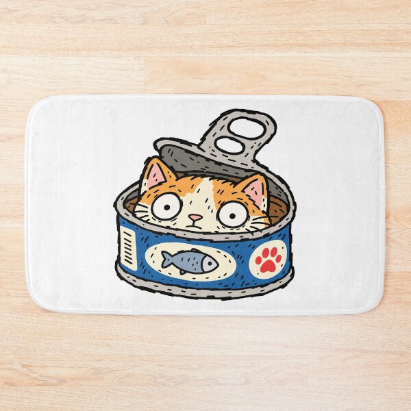 Item preview, Cat Hiding In Cat Food designed and sold by MonkiFlipp.