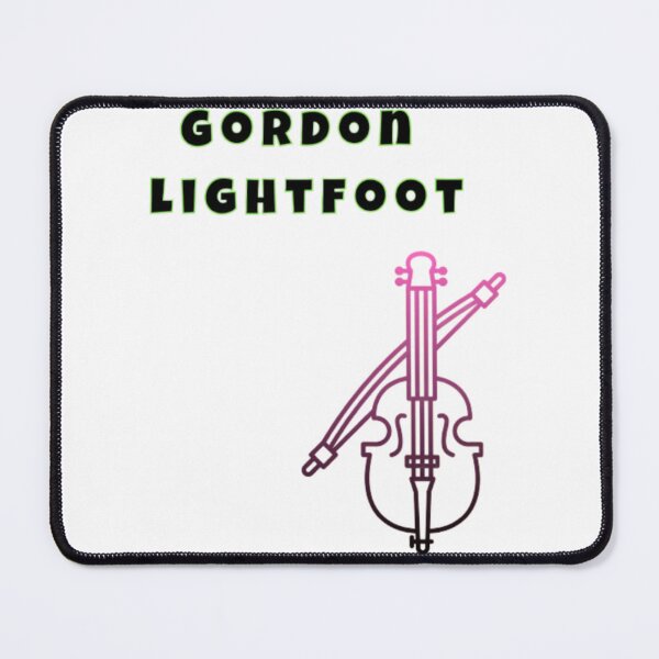 Item preview, Gordon Lightfoot Minimalist Pink Guitar Logo Graphic designed and sold by LesleyKautzer.