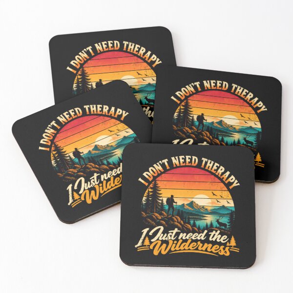 Item preview, I Don't Need Therapy I Just Need The Wilderness Hiker Adventure Nature Lover designed and sold by RetroMini2026.