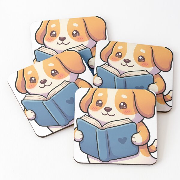 Item preview, Cute Ghost Corgi Puppy Reading a Blue Storybook designed and sold by pumsquare.