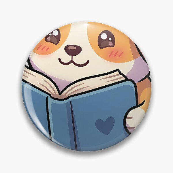 Item preview, Cute Ghost Corgi Puppy Reading a Blue Storybook designed and sold by pumsquare.