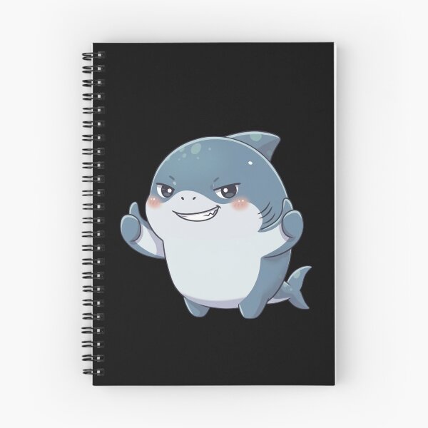 Item preview, Mischievous Shark with a Smirk designed and sold by Nature's Chibis.