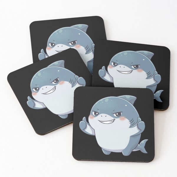 Item preview, Mischievous Shark with a Smirk designed and sold by Nature's Chibis.