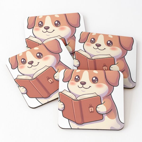 Item preview, Cute Ghost Shiba Inu Puppy Reading a Red Storybook designed and sold by pumsquare.
