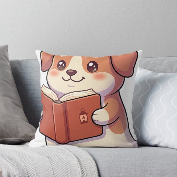 Item preview, Cute Ghost Shiba Inu Puppy Reading a Red Storybook designed and sold by pumsquare.