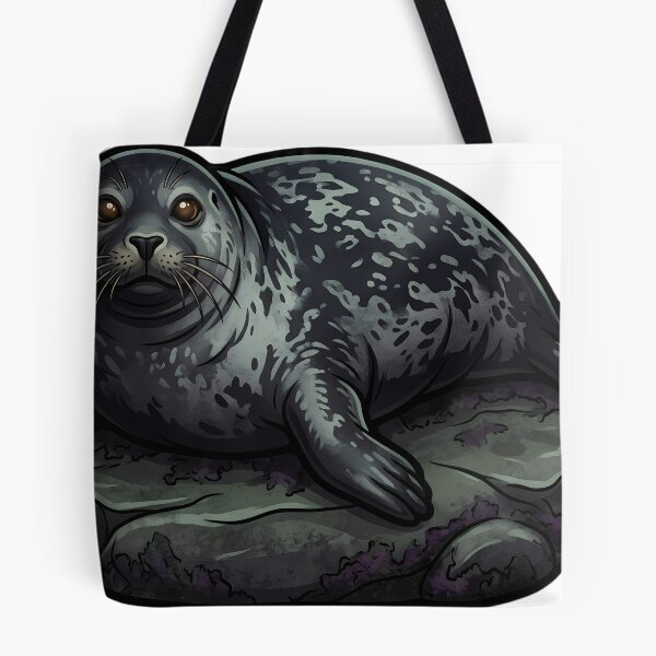 Item preview, Mystic Outlands — Grey Seal on a Low Sea Skerry designed and sold by IllumeInk.