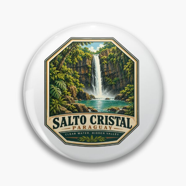 Item preview, Salto Cristal Paraguay Clear Water, Hidden Valley Nature Traveler Souvenir designed and sold by Simsimah26Parks.