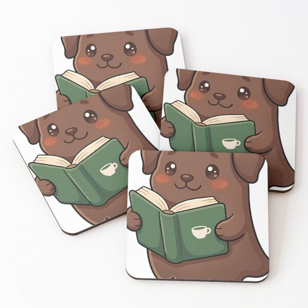 Item preview, Cute Ghost Dachshund Puppy Reading a Green Storybook designed and sold by pumsquare.