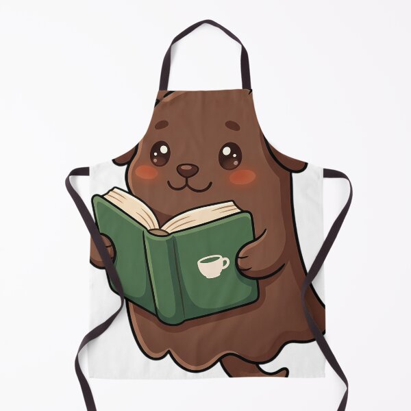 Item preview, Cute Ghost Dachshund Puppy Reading a Green Storybook designed and sold by pumsquare.