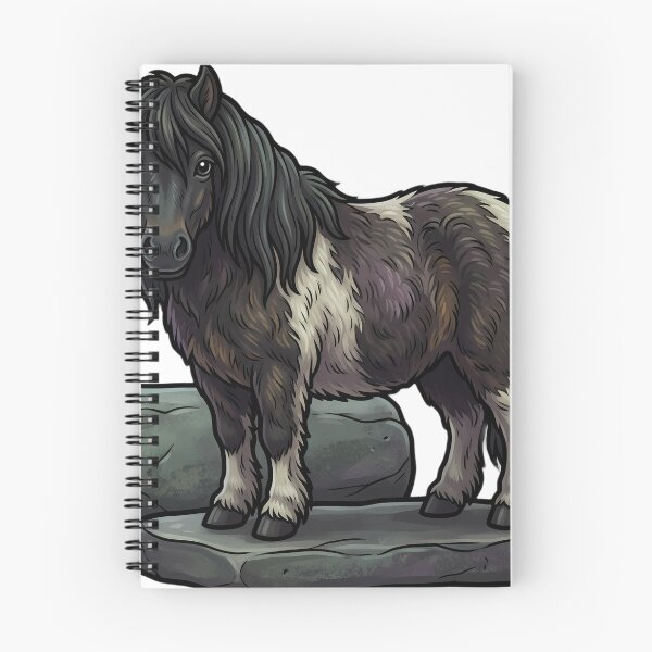 Item preview, Mystic Outlands — Shetland Pony beside a Fallen Standing Stone designed and sold by IllumeInk.