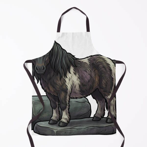 Item preview, Mystic Outlands — Shetland Pony beside a Fallen Standing Stone designed and sold by IllumeInk.