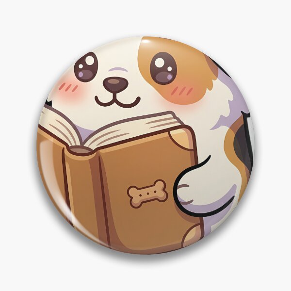 Item preview, Cute Ghost Beagle Puppy Reading a Brown Storybook designed and sold by pumsquare.
