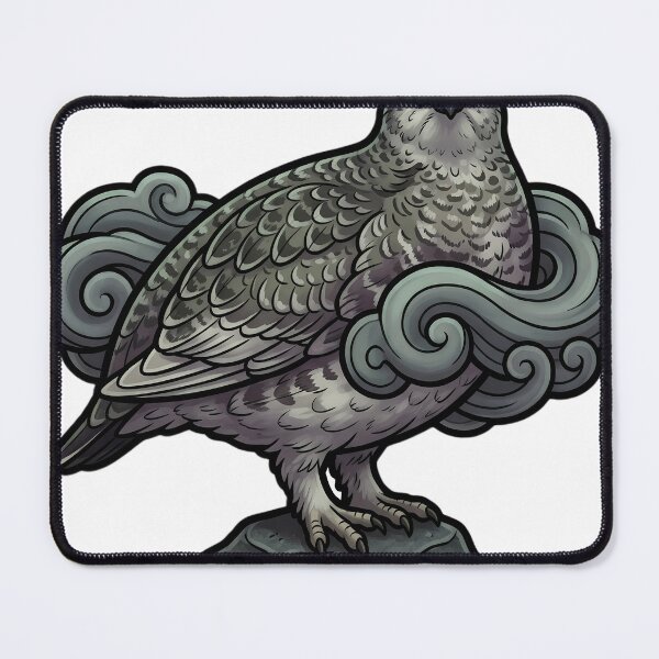 Item preview, Mystic Outlands — Ptarmigan among Solid Mist Shapes designed and sold by IllumeInk.