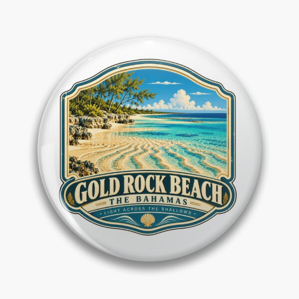 Item preview, Gold Rock Beach The Bahamas Light Across The Shallows Caribbean Travel Vacation designed and sold by Simsimah26Parks.
