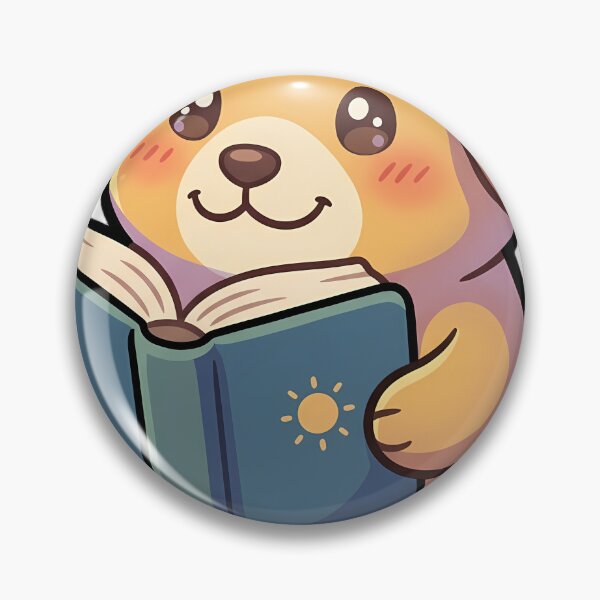 Item preview, Cute Ghost Golden Retriever Puppy Reading a Blue Storybook designed and sold by pumsquare.