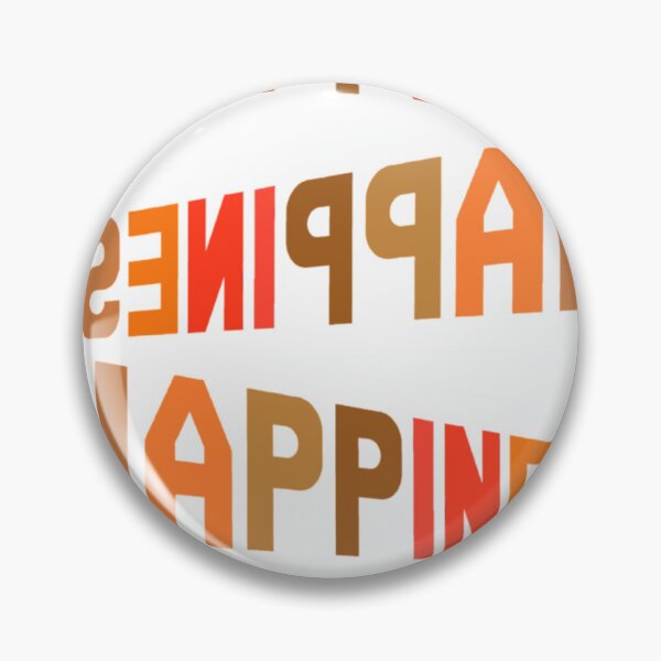 Item preview, Retro Optical Illusion Happiness Typography designed and sold by rsimsshop.