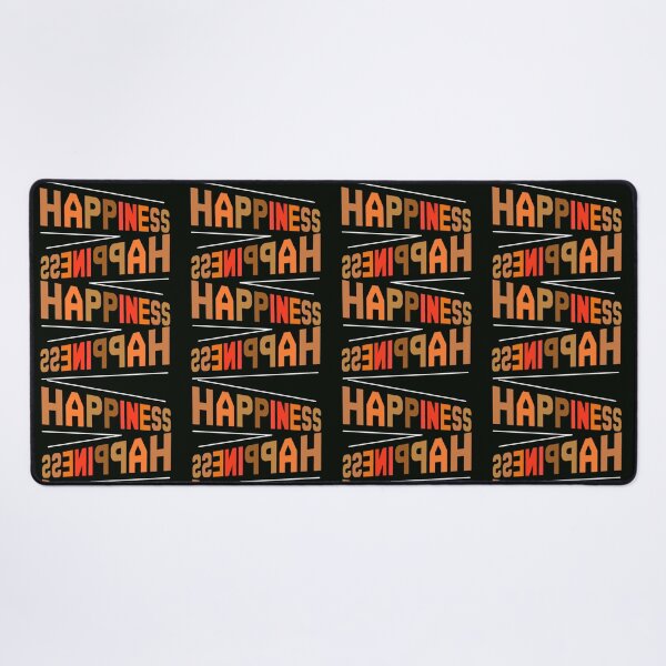 Item preview, Retro Optical Illusion Happiness Typography designed and sold by rsimsshop.
