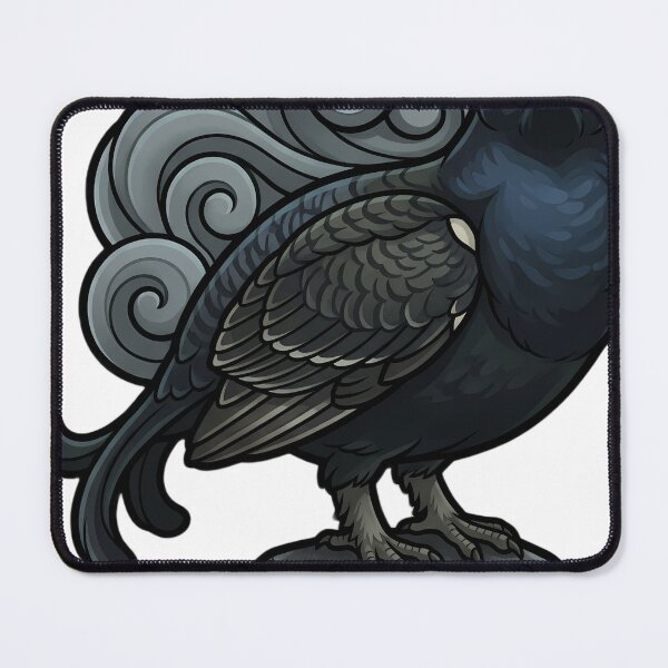 Item preview, Mystic Outlands — Black Grouse with Solid Mist Plumes designed and sold by IllumeInk.