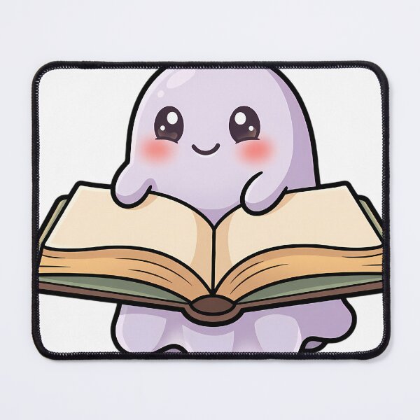 Item preview, Cute Tiny Ghost Peeking Out of an Open Storybook designed and sold by pumsquare.