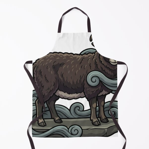 Item preview, Mystic Outlands — Soay Sheep beside a Solid Mist Wave designed and sold by IllumeInk.